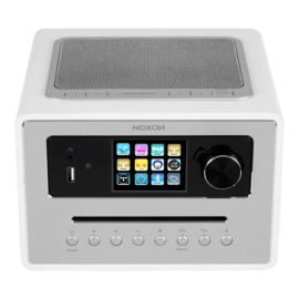 NOXON iRadio 500 CD alles-in-één radio met DAB+, FM en internetradio, USB, Bluetooth en CD, wit