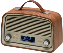 Denver DAB-38 Darkwood stereo houten DAB+ en FM digital radio