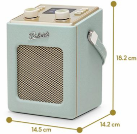 Roberts Revival Mini 2 draagbare DAB+ FM radio met Bluetooth ontvangst, Midnight Blue