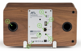Ruark Audio MRx connected draadloze stereo luidspreker met internetradio, Bluetooth en multiroom, Soft Grey