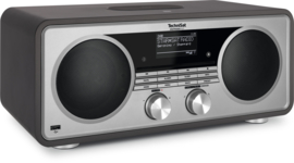 TechniSat DigitRadio 601 hifi audio radio met DAB+ en FM ontvangst, internet radio, CD-speler en Bluetooth streaming, grijs