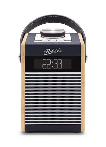 Roberts Rambler Midi portable retro DAB+ radio met FM en Bluetooth, Navy Blue
