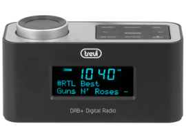 Trevi RC 80D6 DAB wekker radio met DAB+ en FM