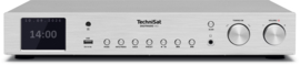 TechniSat DigitRadio 143 V3 stereo hifi DAB+ en wifi internet tuner met Bluetooth en Spotify, zilver