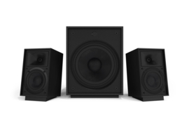 Klipsch Promedia Heritage 2.1 actieve stereo luidsprekers plus subwoofer, zwart
