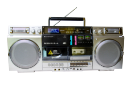 Soundmaster SCD1980 SI jaren 80 stereo retro boombox met CD, DAB+, FM. Cassette en Bluetooth
