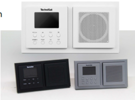 Technisat DigitRadio UP 1 DAB+, FM en Bluetooth inbouwradio, wit