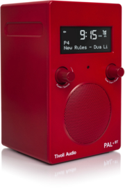 Tivoli Audio Model PAL+BT oplaadbare radio met DAB+, FM en Bluetooth, rood