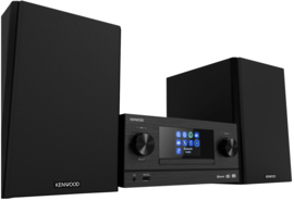 Kenwood M-9000S stereo smart Hi-Fi systeem met DAB+ en FM radio, internetradio, CD, USB, Bluetooth en Spotify, zwart