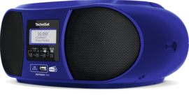 TechniSat DigitRadio 1990 stereo boombox met DAB+ Radio, FM, CD speler, USB en Bluetooth, blauw