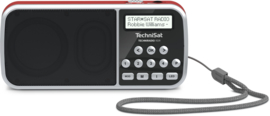 TechniSat TechniRadio RDR DAB+ en FM radio, audio afspelen via USB en analoge ingang, rood
