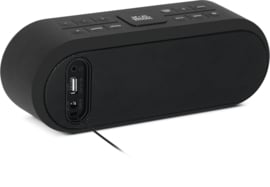 TechniSat DigitRadio 53 BT hoogwaardige stereo wekker radio met DAB+, FM en Bluetooth, zwart