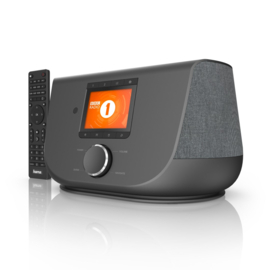 Hama DIR3300SBT stereo hybride digital radio met internet, DAB+, FM en Bluetooth, zwart