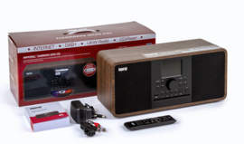 Imperial DABMAN i205 CD stereo hybride internetradio met DAB+ en FM en Bluetooth 5.0, walnoot
