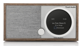 Tivoli Audio ART Model One Digital Generatie 2 met internetradio, DAB+, FM, Spotify en Bluetooth, walnut grey, OPEN DOOS