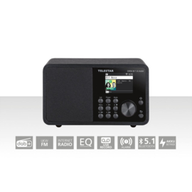 Telestar DIRA M 1 A MOBIL radio met DAB+, FM, Bluetooth, USB en Internet, met ingebouwde accu