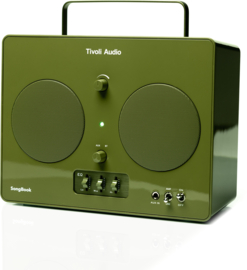 Tivoli Audio SongBook premium draagbaar geluidssysteem met Bluetooth en (gitaar-) versterker op accu, groen