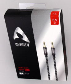 Avinity stereo audiokabel 3.5mm mini jack x 2 - 50 cm