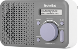 TechniSat TechniRadio 200 super simpele digitale portable radio met DAB+ en FM zonder poespas