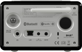 sonoro RELAX SO-810 V2 internetradio met WIFI, LAN, DAB+, FM, Spotify, Bluetooth en USB, zwart
