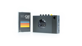 We Are Rewind Keith draagbare oplaadbare stereo cassette speler met Bluetooth zender, antraciet