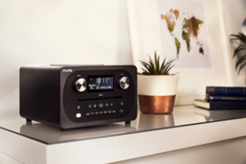 Pure Evoke C-D4 digitale DAB+ radio met CD en Bluetooth, Siena Black