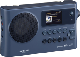 Sangean WFR-28BT Internet radio met Spotify, Bluetooth, DAB+ en FM, donker blauw