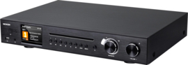 NOXON A 571 CD hifi stereo tuner met FM, DAB+, Bluetooth, USB, CD, Spotify en internetradio, zwart