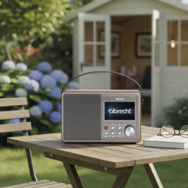 Albrecht DR 862 makkelijk te bedienen senioren digitale oplaadbare radio met DAB+, FM en Bluetooth