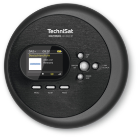 TechniSat DigitRadio CD 2GO BT draagbare DAB+ en FM radio met  CD speler en Bluetooth zender, OPEN DOOS