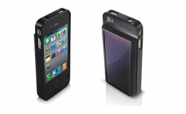Eton Mobius iPhone 4 batterij met zonnepaneel