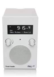 Tivoli Audio Model PAL+BT oplaadbare radio met DAB+, FM en Bluetooth, wit