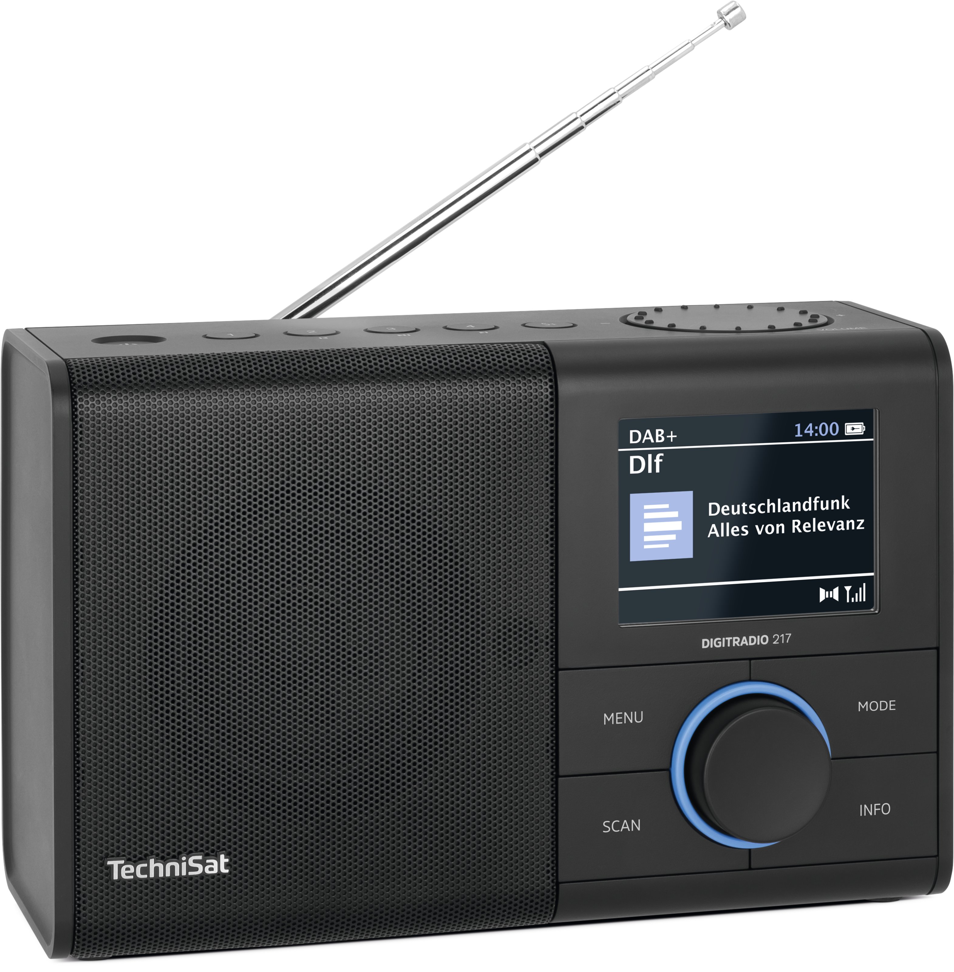 TechniSat DigitRadio 217 portable DAB+ en FM radio met Bluetooth ontvangst