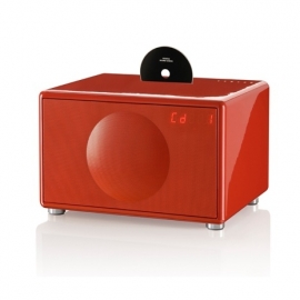 Geneva Model L Wireless DAB+ FM CD Sound Systeem, rood
