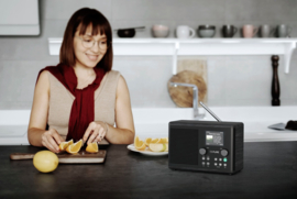 Pure Classic H4i digitale internet, DAB+ en FM radio en Bluetooth, Zwart Essen