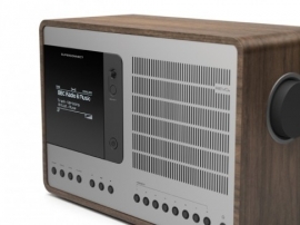 Revo SuperConnect radio met DAB+, internet, streaming, Bluetooth en Spotify, walnut silver