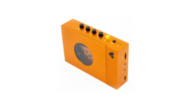 We Are Rewind Serge draagbare oplaadbare stereo cassette speler met Bluetooth zender, oranje