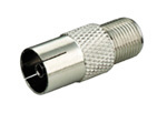 F connector Female naar COAX Female (205224)