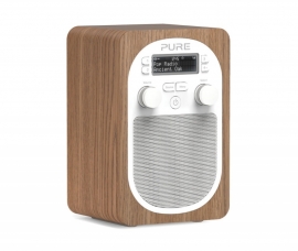 Pure Evoke D2 draagbare DAB+ en FM radio, eiken