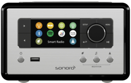 sonoro RELAX X internetradio met DAB+, FM, Spotify en Bluetooth, zwart