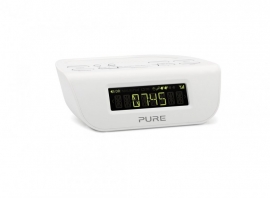 PURE Siesta Mi Series 2 digitale DAB+ wekkerradio met FM, wit