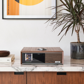 Ruark Audio R610 high end stereo muziek console, Fused Walnut