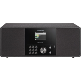 Telestar DIRA S 24 CD stereo radio met CD, DAB+, FM, USB en Bluetooth zenden en ontvangen, zwart