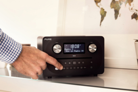 Pure Evoke C-D4 digitale DAB+ radio met CD en Bluetooth, Siena Black