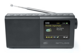 Muse M-117 DBT draagbare radio met FM en DAB+