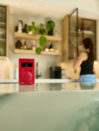 Tivoli Audio Model PAL+BT Gen. 3 oplaadbare radio met DAB+, FM en Bluetooth, rood