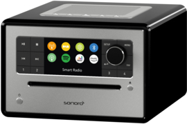 Sonoro Elite X internetradio met DAB+, FM, CD, Spotify en Bluetooth, zwart