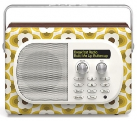 Pure Buttercup Evoke Mio by Orla Kiely, DAB+ en FM radio