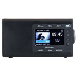Soundmaster Elite Line DAB900 SW DAB+ en FM radio met Bluetooth, zwart