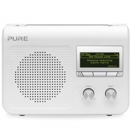 Pure One Flow digitale DAB+, FM en internet radio in wit